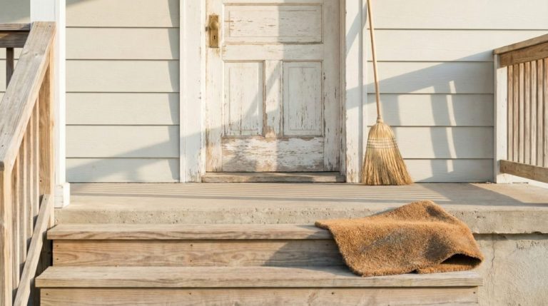 Spring Front Porch Refresh: Easy Decor Ideas with Planters, Rugs & Solar Lights